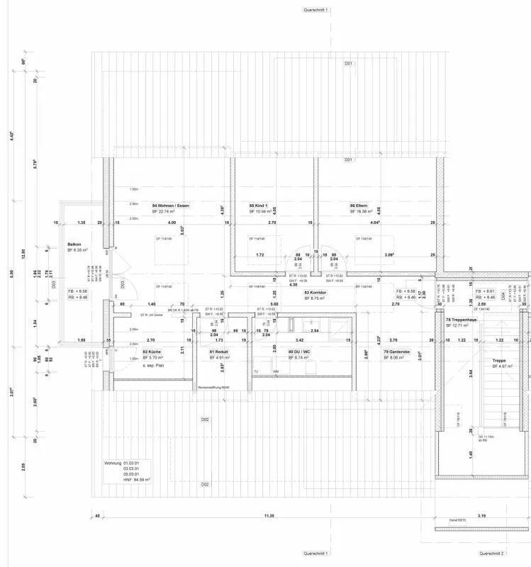 Appartement en mansarde 4 pièces - MEUBLÉ