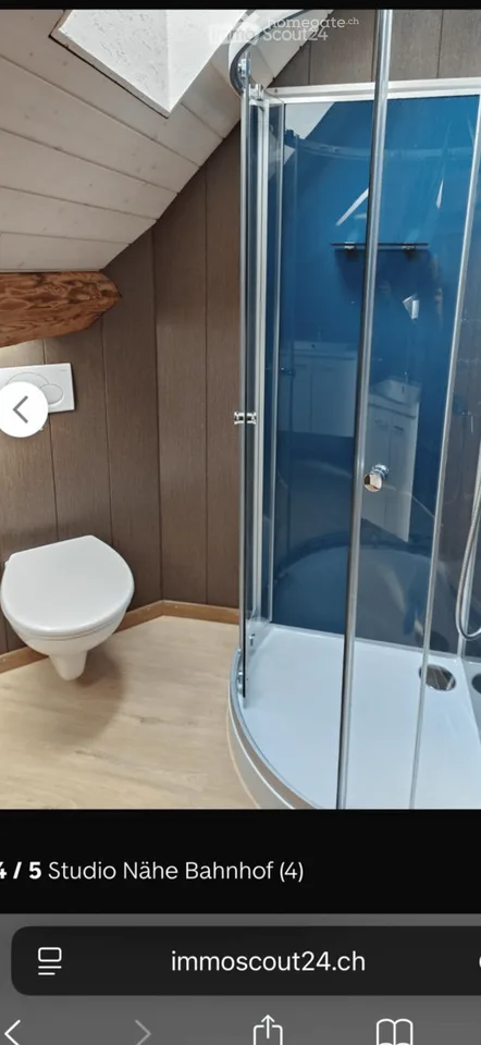 Charmante 1-Zimmer-Dachgeschosswohnung mit Balkon in Deisswil b. Münchenbuchsee