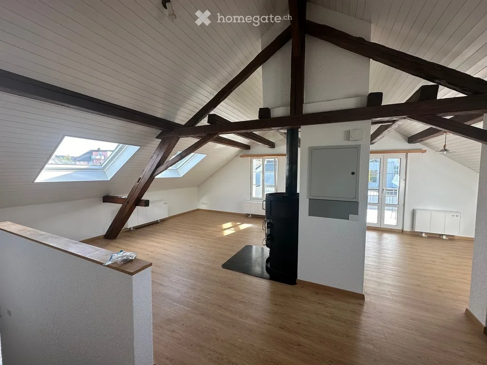 Spacious attic apartment in Aadorf
