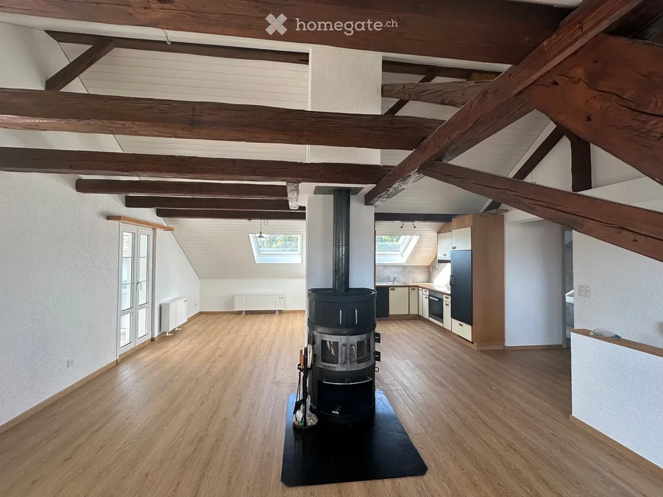 Spacious attic apartment in Aadorf