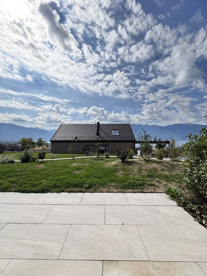 Superbe 3.5 pièces avec jardin et vue sur le lac à Chardonne