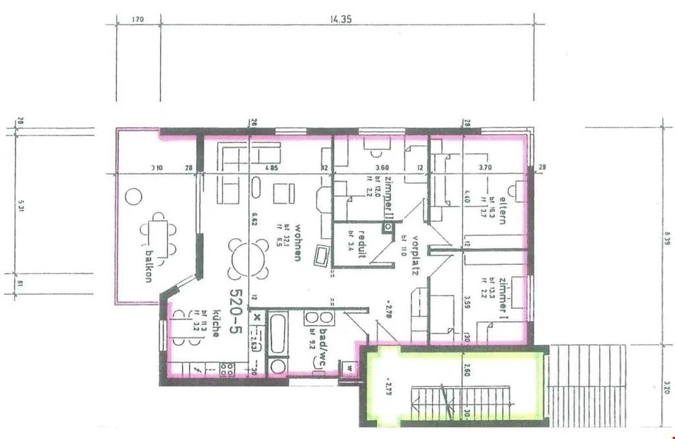 Appartement 4,5 pièces