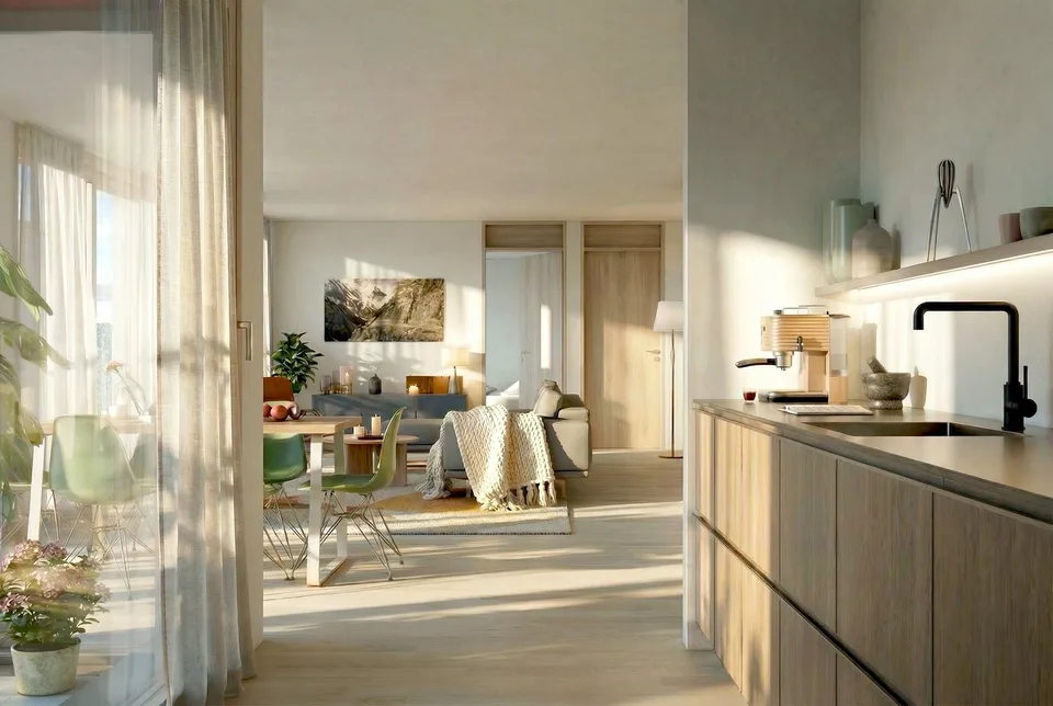 Appartamento nuovo di 2,5 locali moderno su Blumenrain a Zollikon – foto 6 di 10
