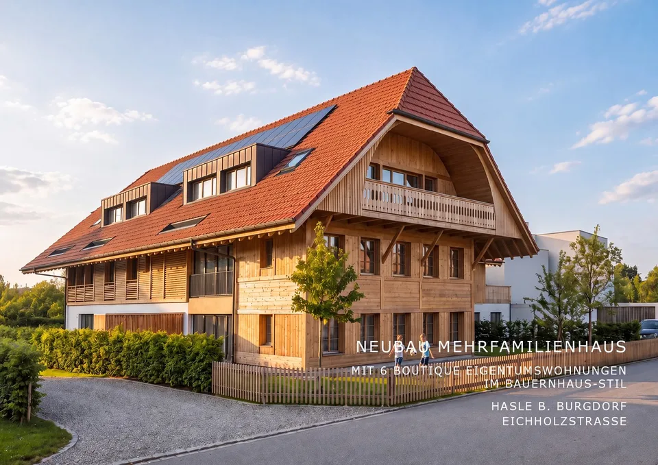 Appartement de propriété boutique 3,5 pièces de style maison de ferme - Hasle b.Burgdorf – photo 3 sur 11