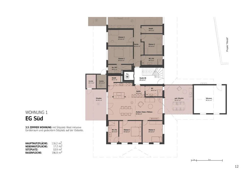 Appartement de propriété boutique 3,5 pièces de style maison de ferme - Hasle b.Burgdorf – photo 2 sur 11