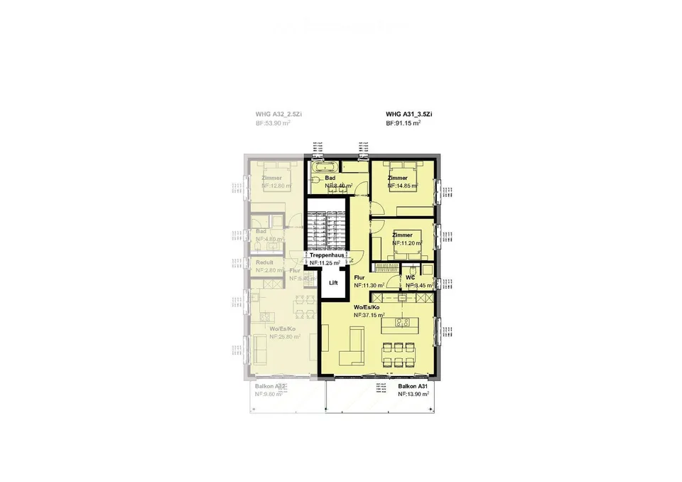 Erstvermietung - 3.5 Zimmer Wohnung in Einsiedeln