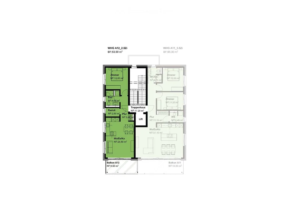 Erstvermietung - 2.5 Zimmer Wohnung in Einsiedeln