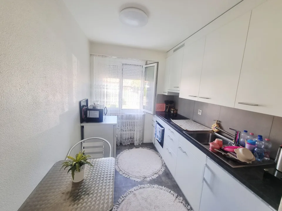 Beautifully renovated 3-room apartment with balcony and garden view in Roggwil