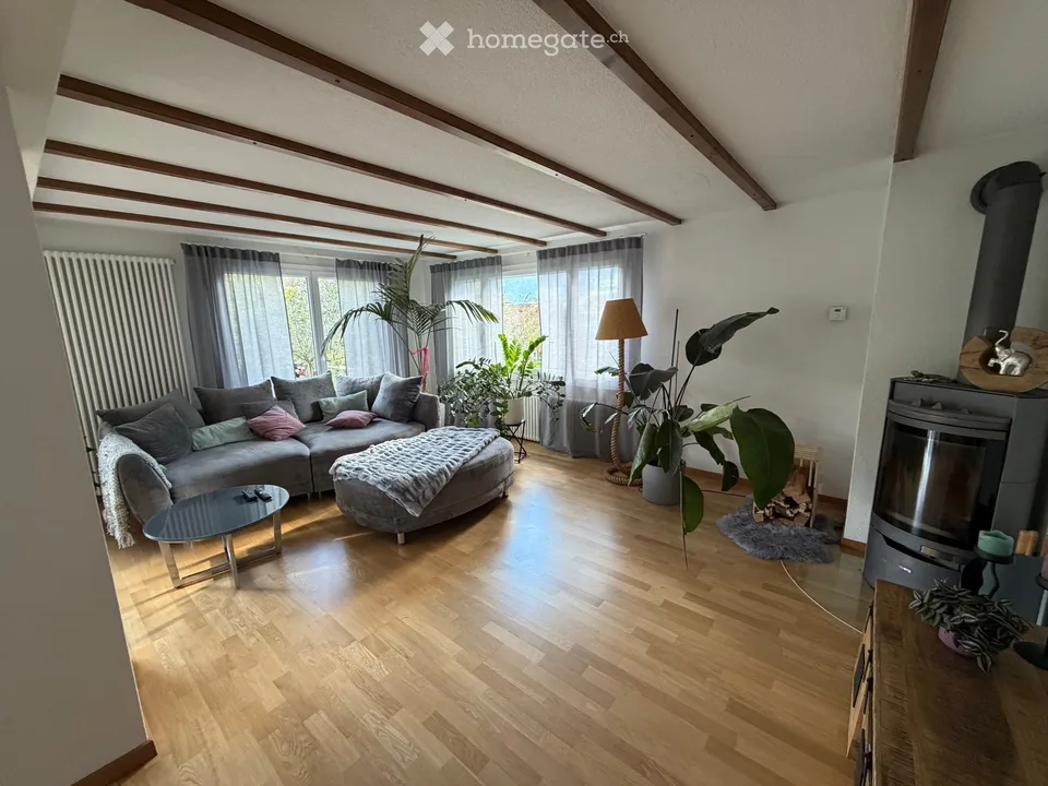 Charmante 3.5-Zimmer-Wohnung mit Seesicht in Kastanienbaum