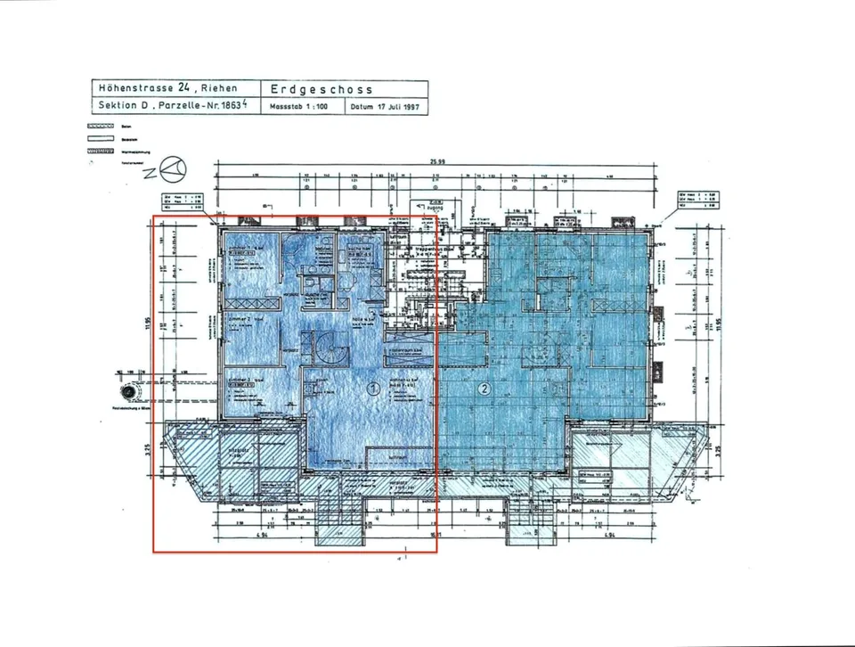 Exklusive 6.5-Zimmer-Wohnung auf zwei Ebenen mit Weitblick in Riehen