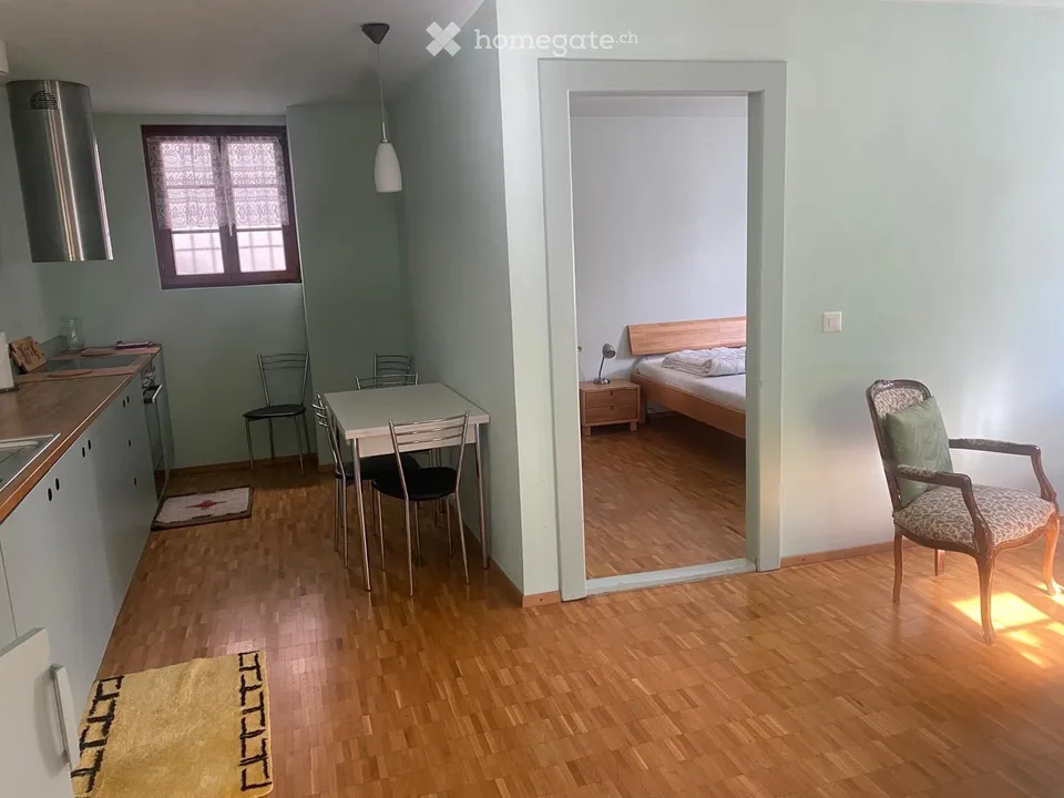 Visp, Zentrum, möblierte 2 Zimmer-Wohnung zu vermieten