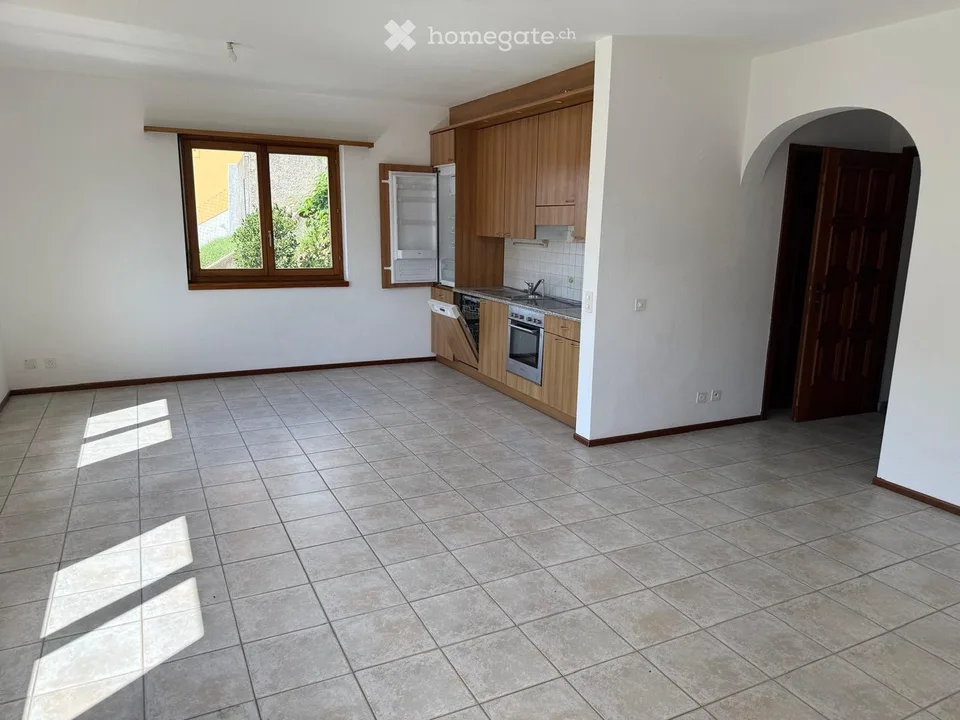 Bellissimo appartamento di 2 locali con giardino a Purasca