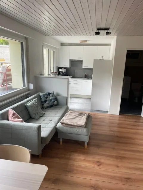 Appartement 3.5 pièces au rez-de-chaussée à Sins – grand espace de séjour dans un endroit calme (avec place de parking)