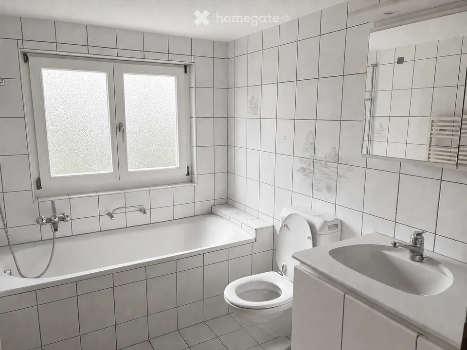 Helle 4.5-Zimmer-Wohnung mit Garten in Kräiligen