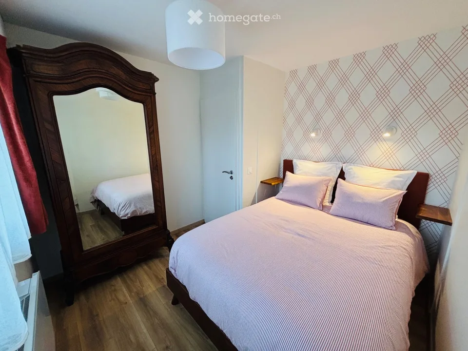 Rent renovated apartment near Geneva (Sauverny, FR)