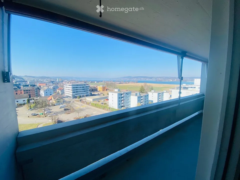 Möblierte 5-Zimmer-Wohnung mit Panoramablick im 8. Stock – Pfäffikon SZ