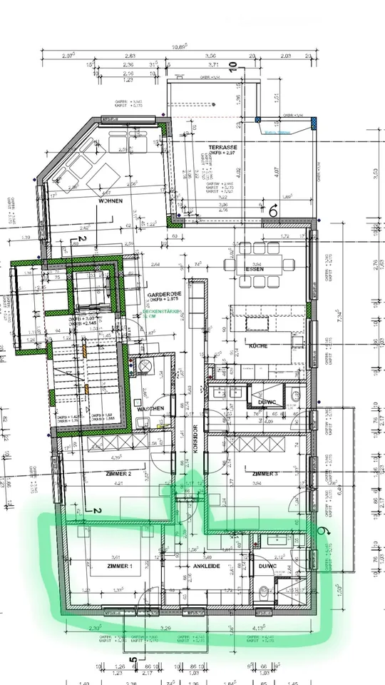 Suite privée avec terrasse & parking – connexion directe à la gare de Zurich HB & à l'aéroport