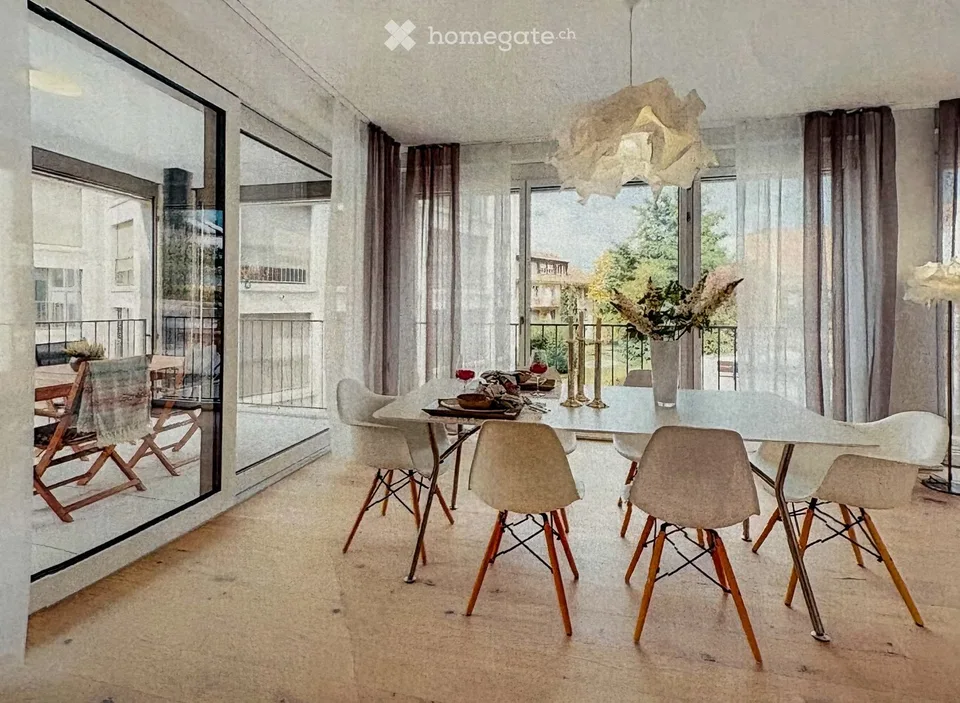 Moderne 2.5-Zimmer-Wohnung mit zwei Loggias in Binningen