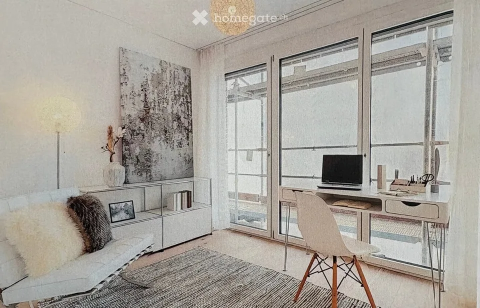 Moderne 2.5-Zimmer-Wohnung mit zwei Loggias in Binningen