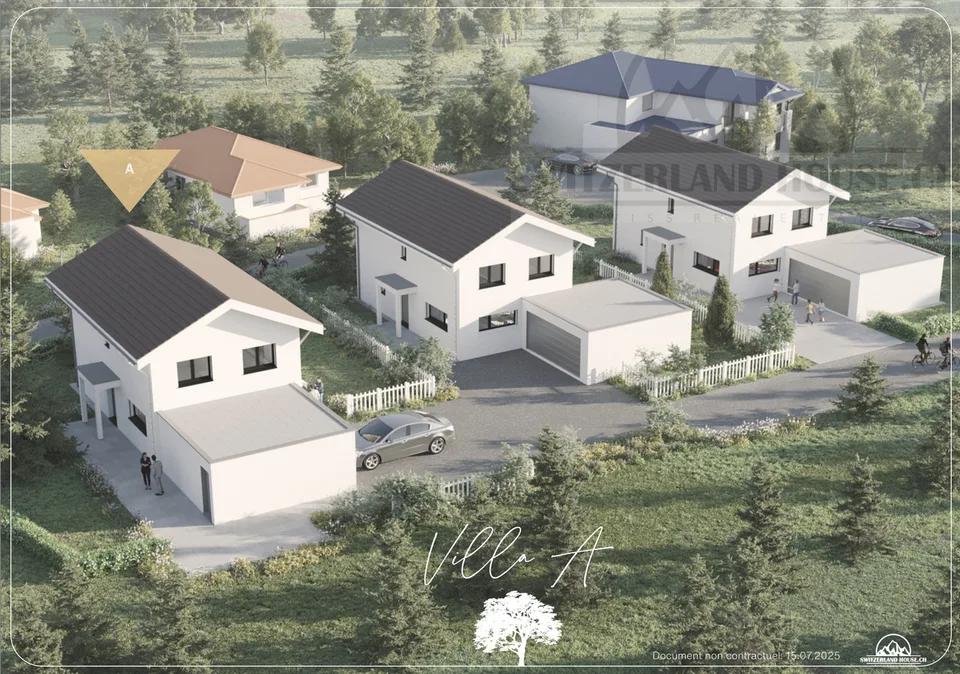 Villa individuale spaziosa di 5,5 locali con grande giardino a Lovens vicino alla natura – foto 6 di 14