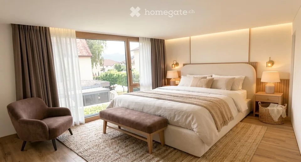 Appartement moderne de 5 pièces avec vue sur la montagne à Bad Ragaz