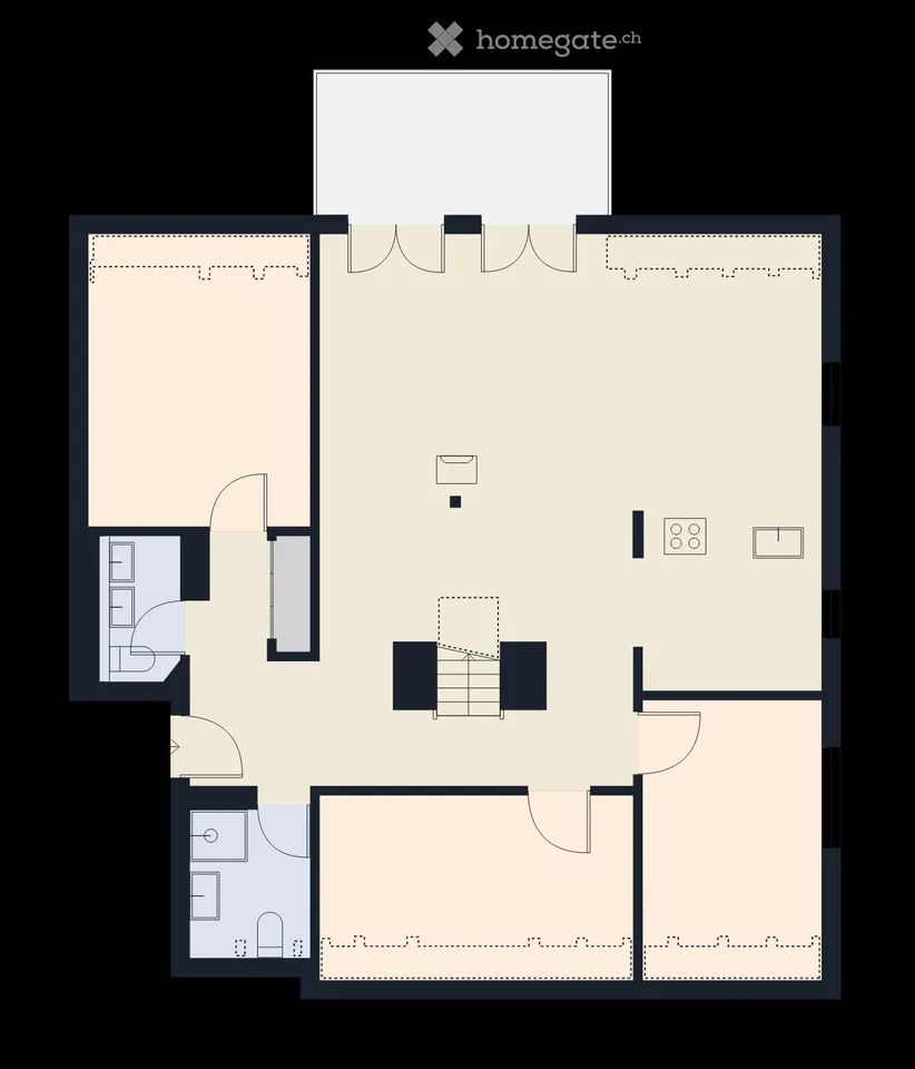 5.5-Zimmer-Maisonettewohnung ab 01.12.2026 verfügbar – Foto 4 von 5