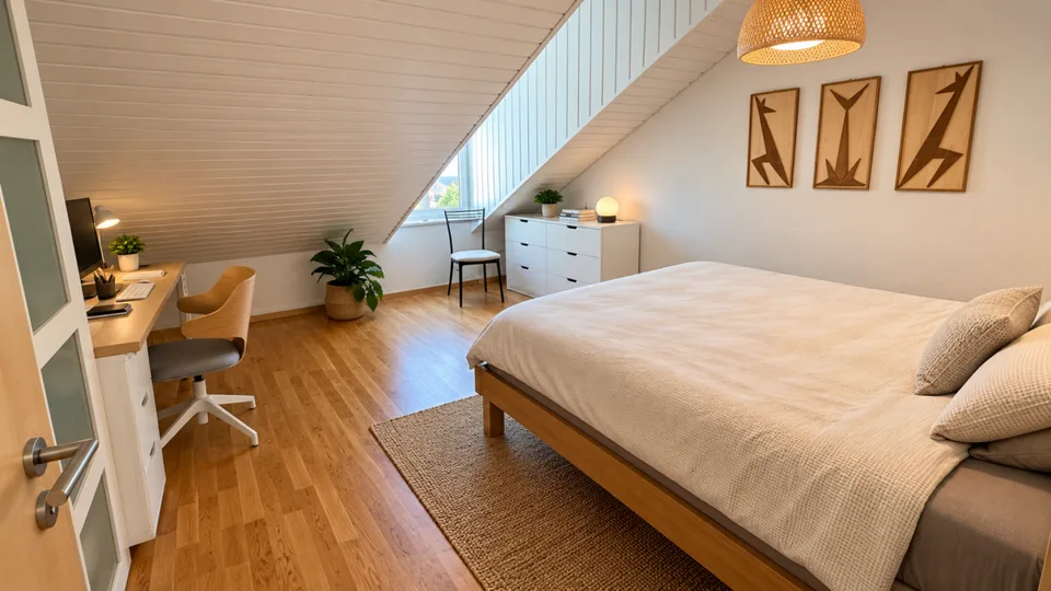 Prächtiges und geräumiges 4,5-Zimmer-Attikapartment im Zentrum von Orbe – Foto 19 von 27