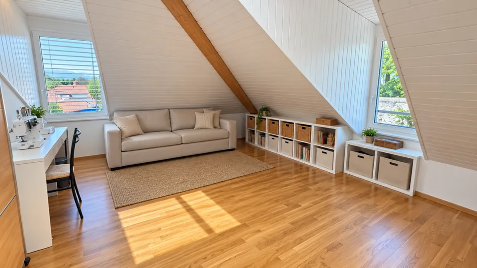 Prächtiges und geräumiges 4,5-Zimmer-Attikapartment im Zentrum von Orbe – Foto 14 von 27