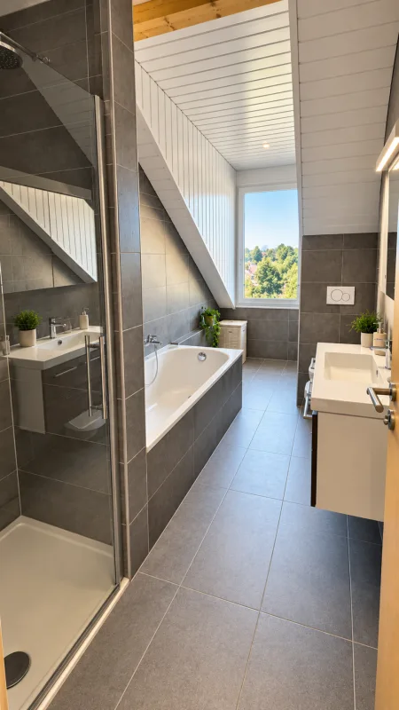 Prächtiges und geräumiges 4,5-Zimmer-Attikapartment im Zentrum von Orbe – Foto 21 von 27