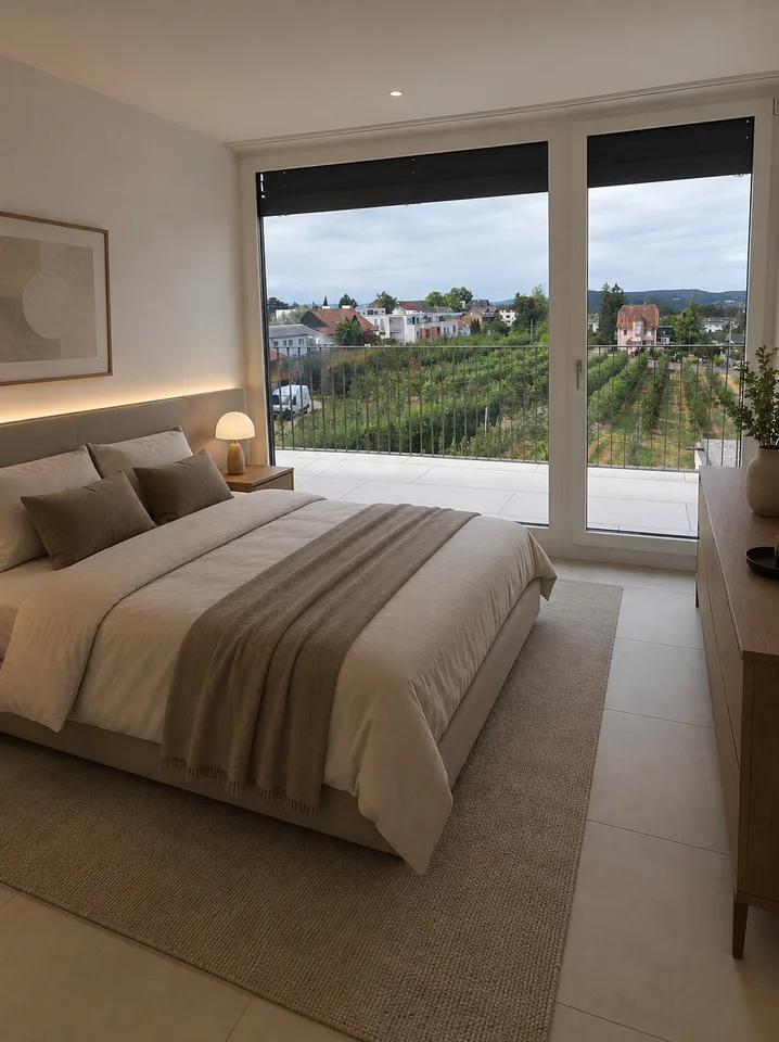 Appartamento attico esclusivo di 4 locali con vista lago