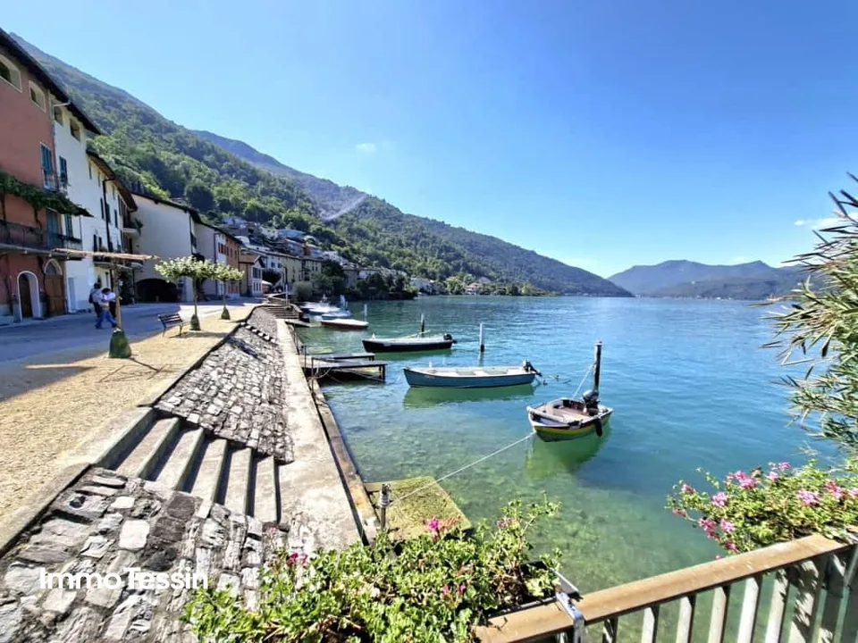Proprietà attraente per vivere e commercio sotto un unico tetto in una posizione superba sul Lago di Lugano – foto 2 di 13