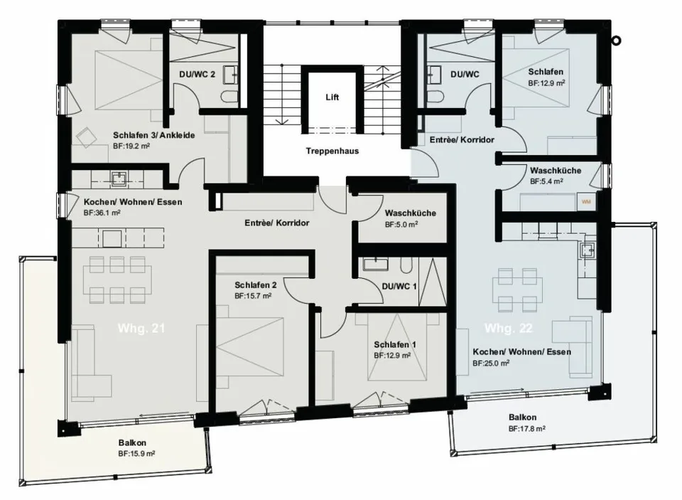 4.5-Zimmer Neubauwohnung Zweitwohnsitz – Foto 7 von 9
