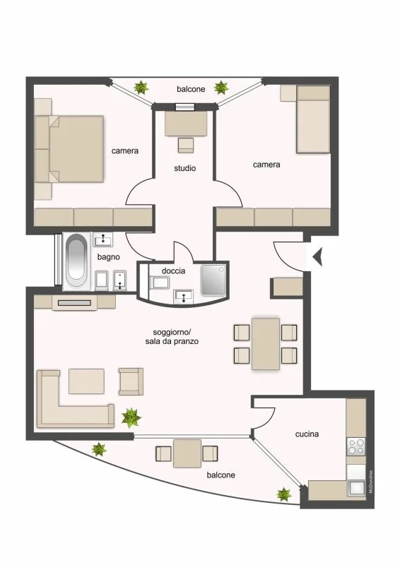9730, Canobbio, Via Campagna 22a, Wohnung 0222