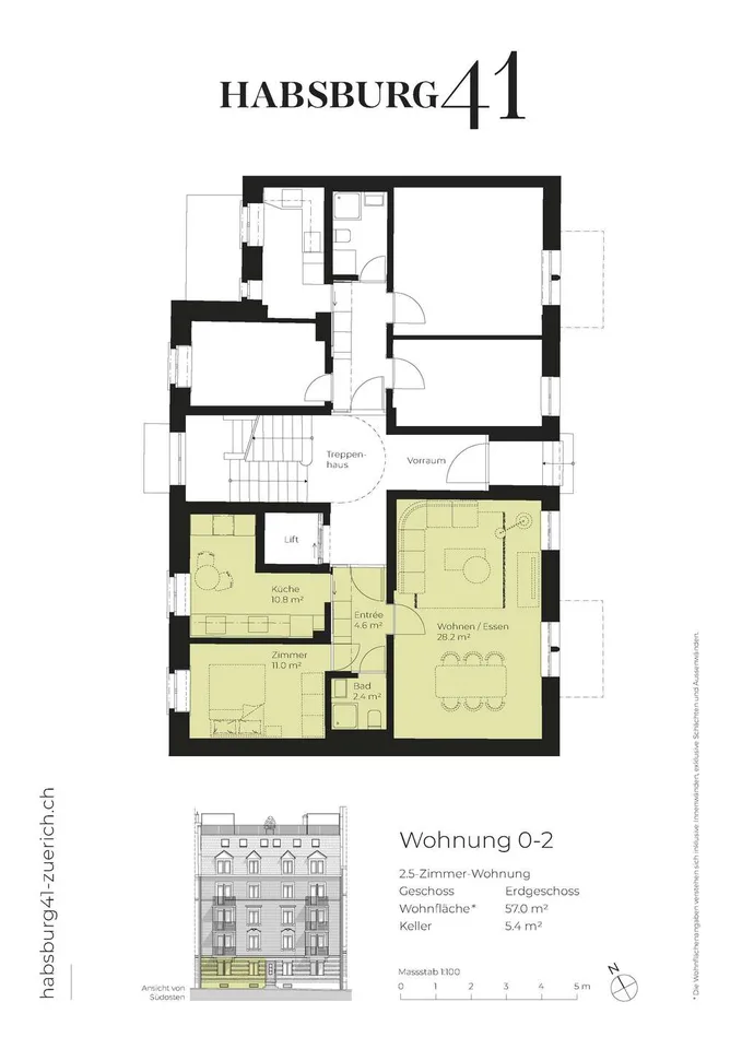 Habsburg 41 - Zürich – Foto 6 von 6
