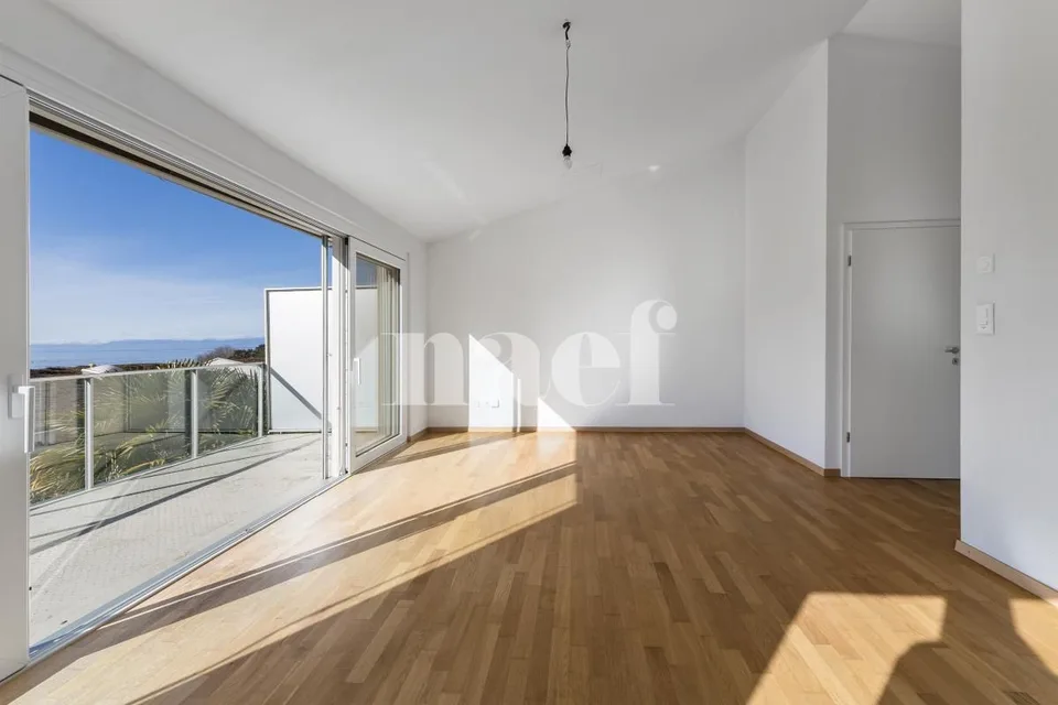 Beautiful semi-detached house in Corseaux with lake and mountain views