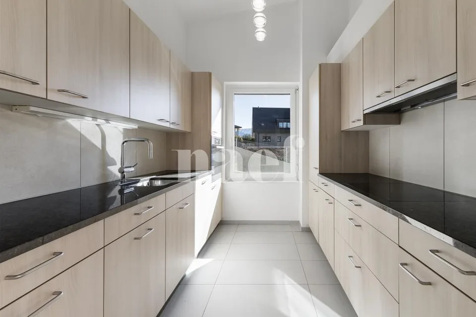 Beautiful semi-detached house in Corseaux with lake and mountain views