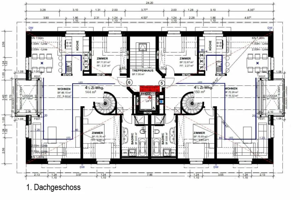 In affitto 4½ locali mansardati, in Maugwilerstrasse 40 a 9552 Maugwil vicino a Bronschhofen / 150 m2 di superficie abitabile, posizione naturalmente connessa / piede fiscale 9500 Wil! – foto 5 di 11