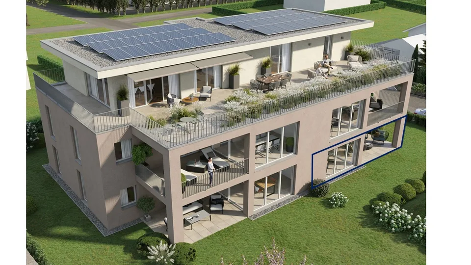 HELL, GERäUMIG UND MODERN MIT GROSSEM PRIVATGARTEN / RESERVIERT BS2 – Foto 2 von 4