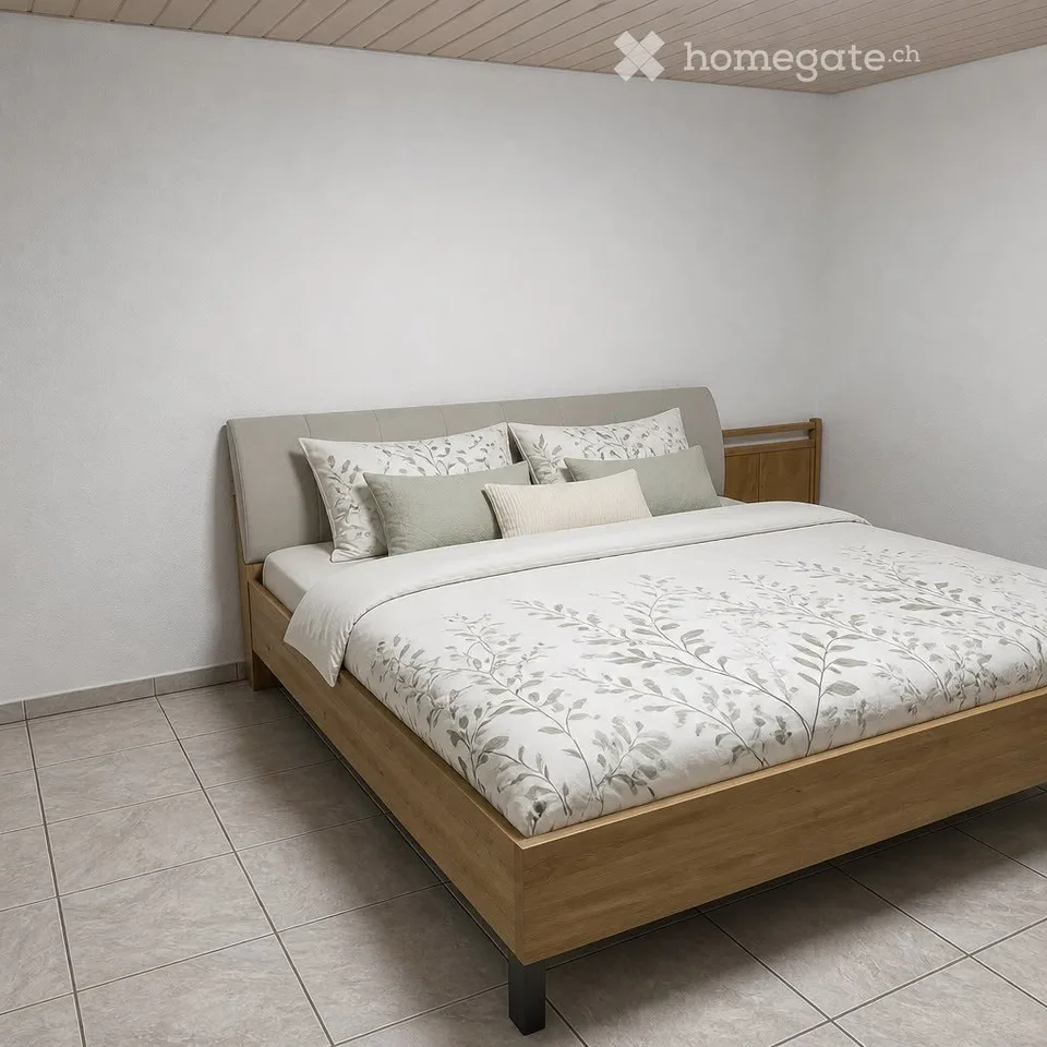 Beautiful, bright, completely renovated 3.5-room ground-floor apartment in Niederbuchsiten