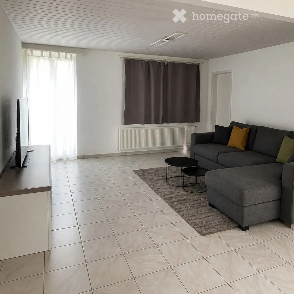 Beautiful, bright, completely renovated 3.5-room ground-floor apartment in Niederbuchsiten