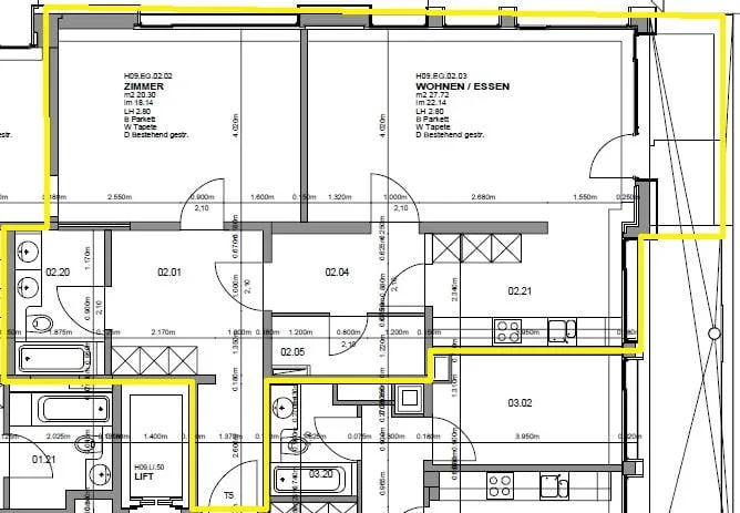 Appartement en coopérative lumineux dans un quartier calme