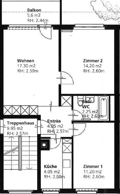 Appartement 3 pièces dans un quartier calme à Liebefeld – photo 14 sur 14
