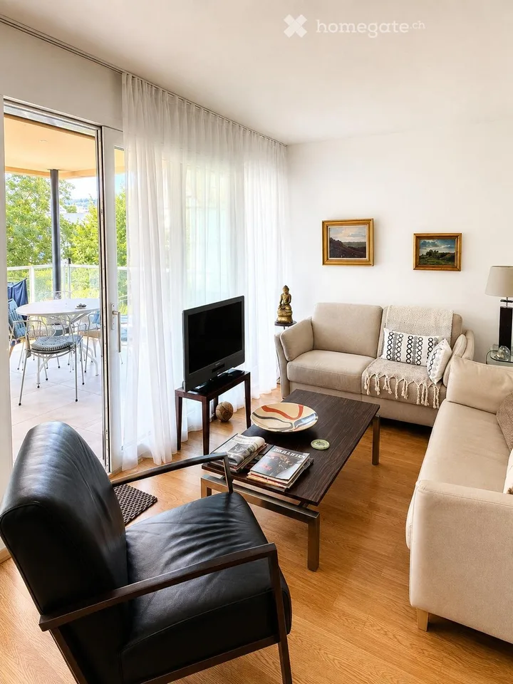 Appartement lumineux 3.5 pièces avec balcon à Hochdorf