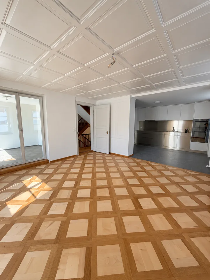 Charming 5.5-room row house in a quiet yet central location in Ennenda