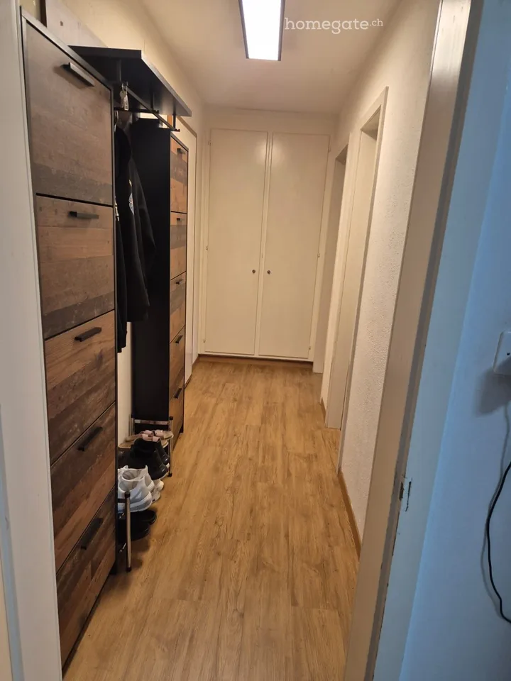 Très spacieux appartement 2,5 pièces avec grand balcon sur le côté ensoleillé