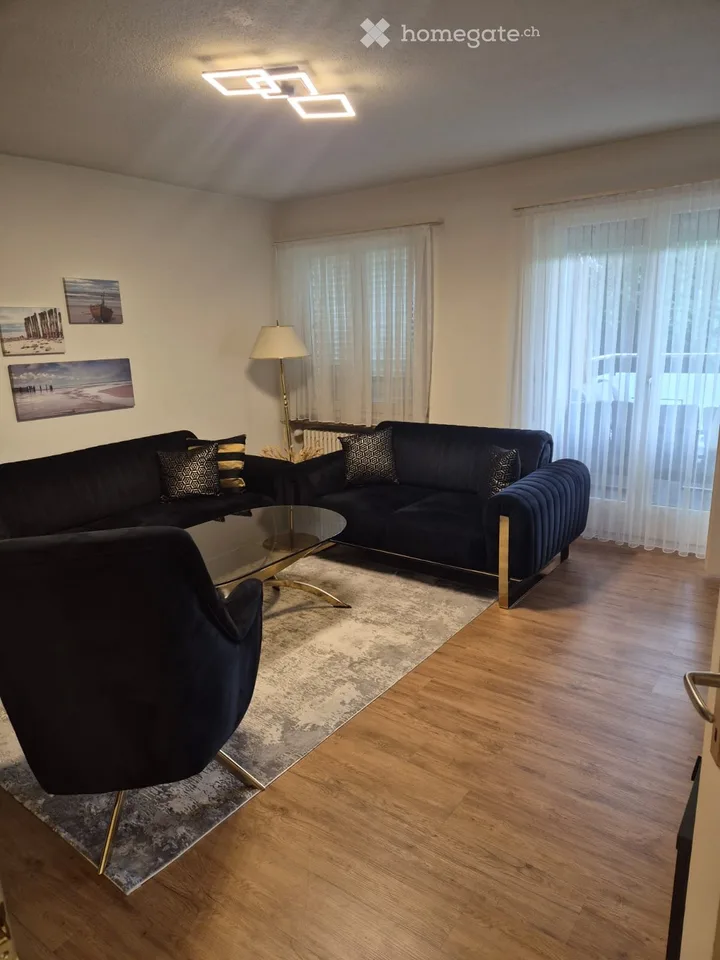 Très spacieux appartement 2,5 pièces avec grand balcon sur le côté ensoleillé