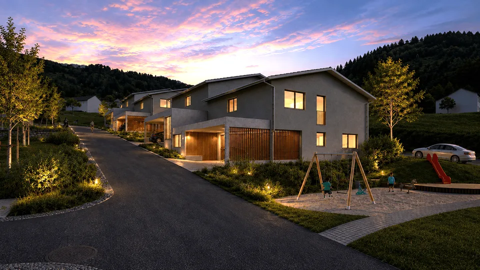 Maison mitoyenne neuve à Bürglen – Moderne, conviviale et proche de la nature – photo 5 sur 9