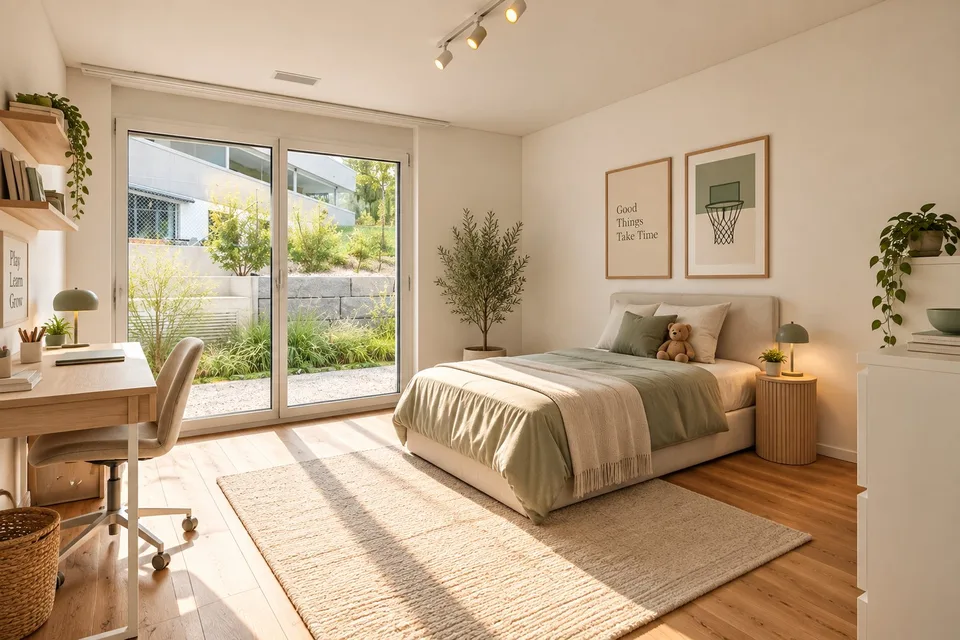 Bonheur au domicile dans le vert – appartement spacieux 4.5 pièces à Samstagern