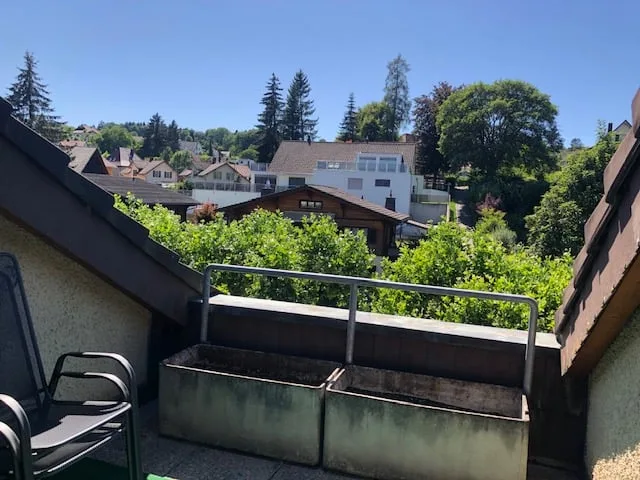 2.5-room attic apartment in a green area with a lot of charm
