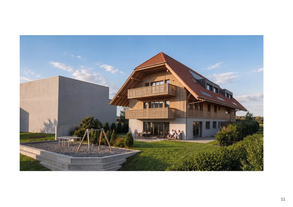 Appartement de 3,5 pièces en style de ferme - Hasle b.Burgdorf – photo 6 sur 11